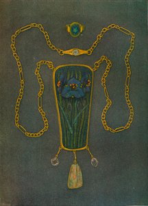 Un collier en or, émail et pierres précieuses, vers 1901 - Nelson Ethelred Dawson