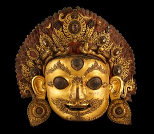 Tête de Bhairava, c.16ème siècle - Nepalese School