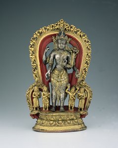Jatamukuta Lokesvara, Royaume Khasa Malla (1100-1484) - Nepalese School
