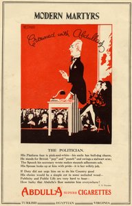 Cigarettes Abdulla, 1927 - Nerman