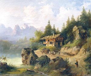 Berchtesgaden avec Watzmann - Leopold Blonder
