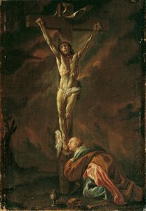 Christ en croix avec Marie-Madeleine