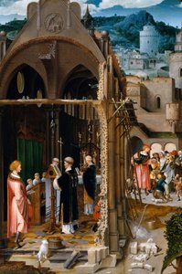 Un sermon sur la charité, peut-être la conversion de Saint Antoine