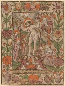 Christ dans le pressoir à vin
