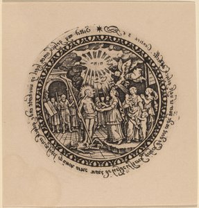 Christ triomphant avec prophètes et saints