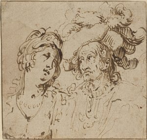 Cavalier avec une prostituée