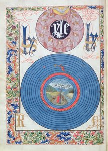 Ms 324 f.13 v. Colombe Sainte et Matière, des Métamorphoses d