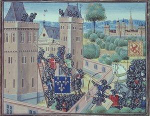 La Capture du Château de Wark par les Français et les Écossais, du Livre II des 