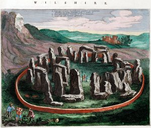 Vue de Stonehenge - Netherlandish School