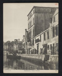 Extérieur de la maison de Tintoret à Venise - Neue Photographische Gesellschaft