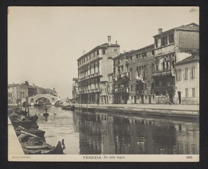 Vue sur un canal à Venise - Neue Photographische Gesellschaft