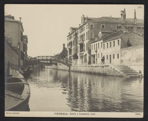 Vue du Fondamenta Rossa à Venise - Neue Photographische Gesellschaft
