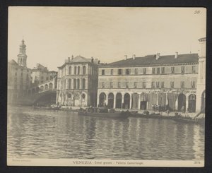 Vue du Palazzo dei Camerlenghi à Venise - Neue Photographische Gesellschaft