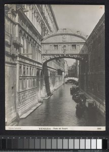 Ponte dei Sospiri à Venise - Neue Photographische Gesellschaft