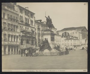 Venezia - Riva degli Schiavoni et Monument à V. Emanuele - Neue Photographische Gesellschaft