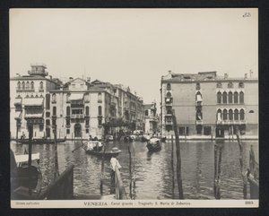 Ferries vers la Chiesa di Santa Maria del Giglio à Venise - Neue Photographische Gesellschaft