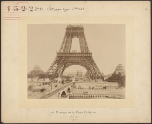 Travaux de la Tour Eiffel - Neurdein freres