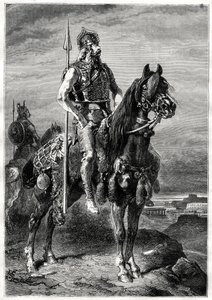 Cavalier gaulois, 19ème siècle