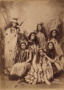 Femmes maories de Nouvelle-Zélande (photo n/b)