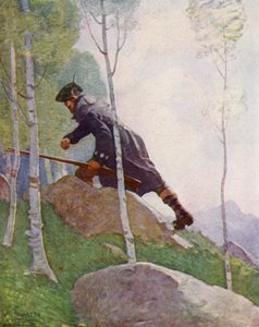 Illustration pour Kidnapped de Robert Louis Stevenson - Newell Convers (after) Wyeth