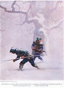 Et Lawless, gardant un demi-pas devant son compagnon et tenant sa tête en avant comme un chien de chasse sur la piste - étudiait son chemin, 1916