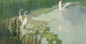 Hérons en été, 1941