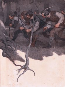 Design de la couverture intérieure, 1916 - Newell Convers Wyeth