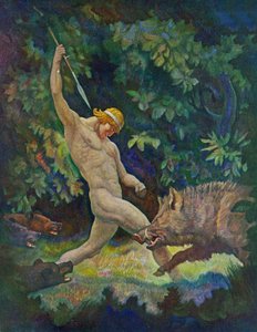 La chasse au sanglier, 1929 - Newell Convers Wyeth