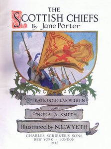 Page de titre, de The Scottish Chiefs publié par Charles Schribner