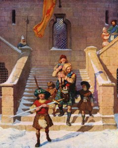 Wallace et les enfants - Newell Convers Wyeth