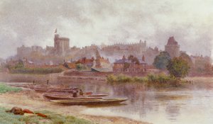 Château de Windsor dans la pénombre, vers 1874-1914 - Newton Benett