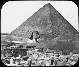 Grand Sphinx de Gizeh, Égypte, vers 1890 - Newton and Co