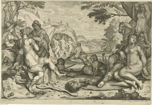 Diane et Callisto - Nicaise de Ruyter