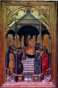 La présentation de la Vierge au temple - Niccolo Bonaccorsi