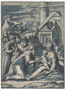Adoration des Mages, 1540-50 - Niccolo Vicentino