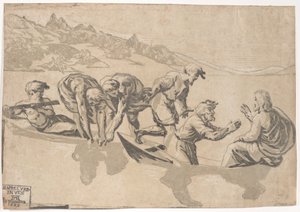 La Pêche miraculeuse, 1540-1550 republié 1609 - Niccolo Vicentino