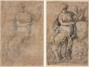 Figure allégorique (recto et verso) - Niccolo dell