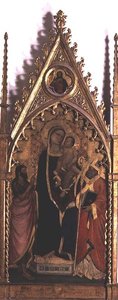 Madone et Enfant avec des Saints