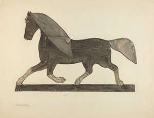 Girouette en forme de cheval