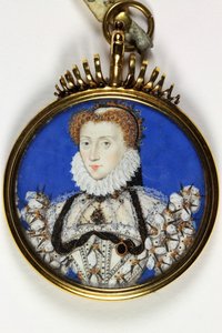 Une dame traditionnellement identifiée comme Élisabeth Ire - Nicholas Hilliard