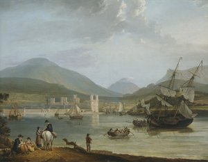 Château et baie de Caernarvon