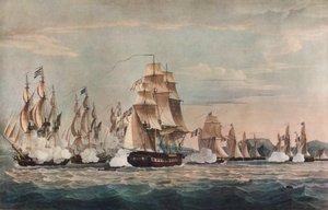 Capture du Sparvière, vers 1811 - Nicholas Pocock