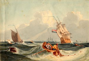 Paysage Marin avec Navires