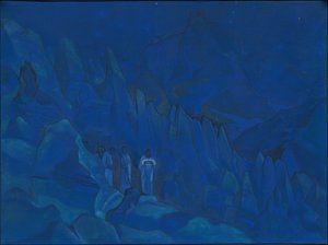 Brûlure des ténèbres, série "Son pays", 1924 - Nicholas Roerich
