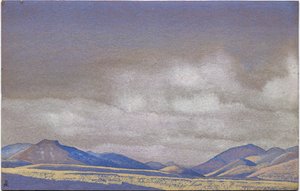 Mongolie, collines de Chahar, 1936 - Nicholas Roerich