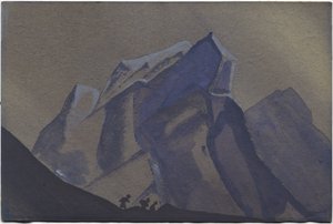Col de montagne, tempête
