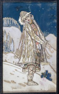 Projet de costume pour la pièce de théâtre La demoiselle des neiges de Alexandre Ostrovski - Nicholas Roerich