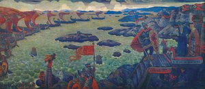 Prêt pour la campagne La mer Varangienne, 1910 - Nikolai Konstantinowitsch Roerich