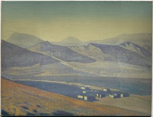Sanctuaires et Citadelles, de la série du même titre, 1925 - Nicholas Roerich