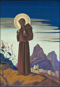 Saint François, 1932 - Nicholas Roerich